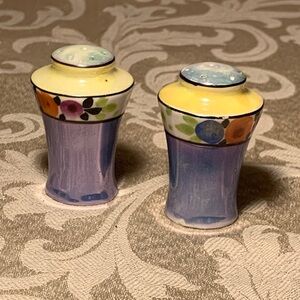 Floral Ceramic Salt and Pepper Shakers